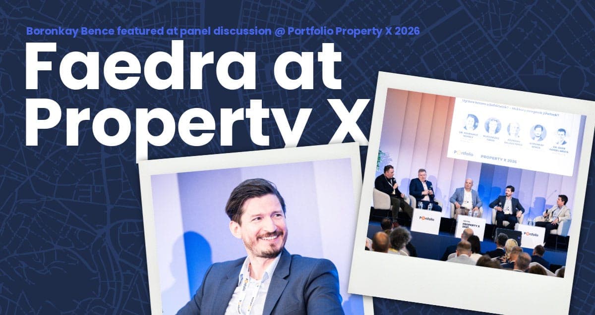 Faedra Group a Property X befektetői panelbeszélgetésén