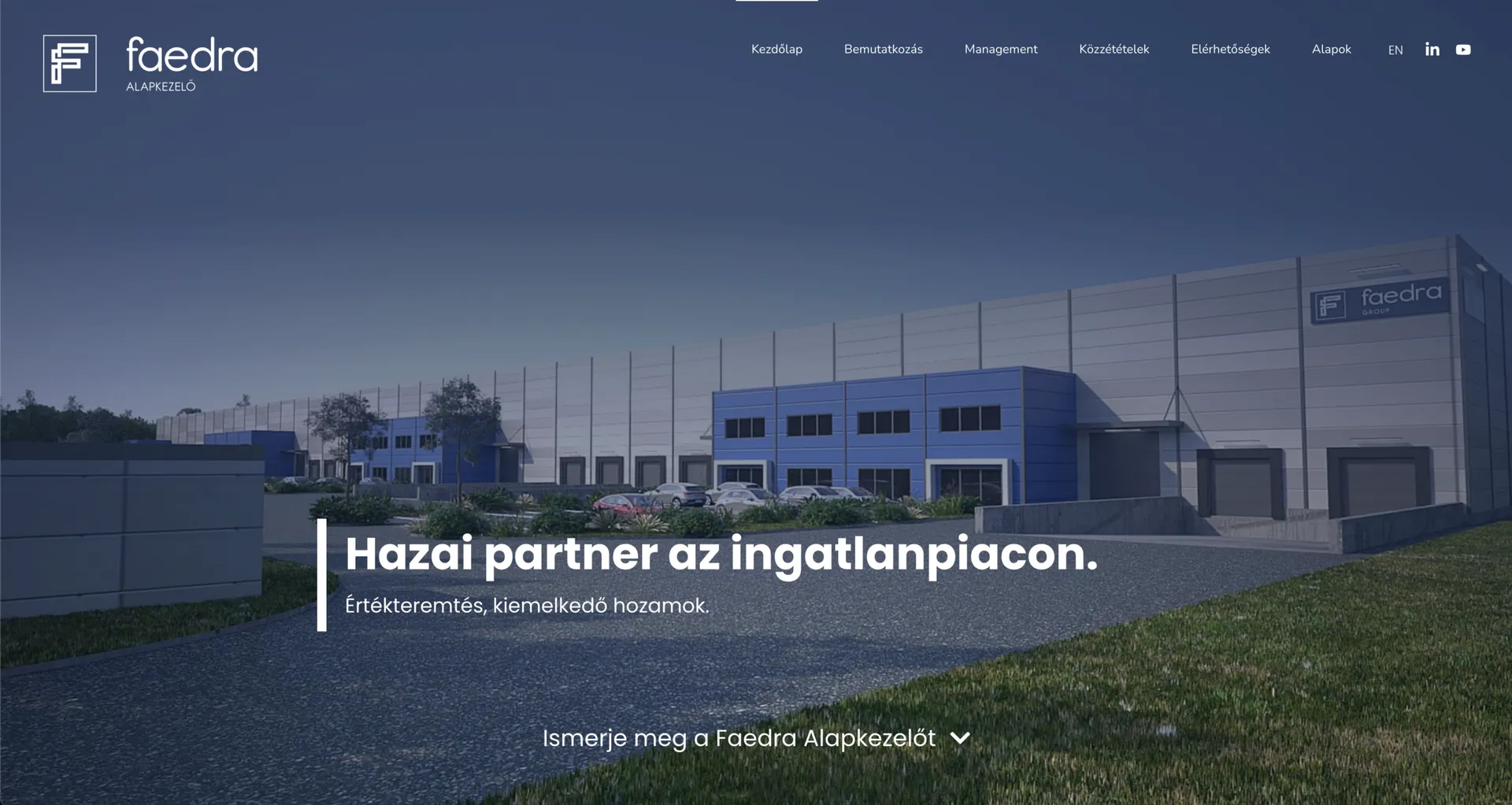 Megújult a Faedra Alapkezelő weboldala