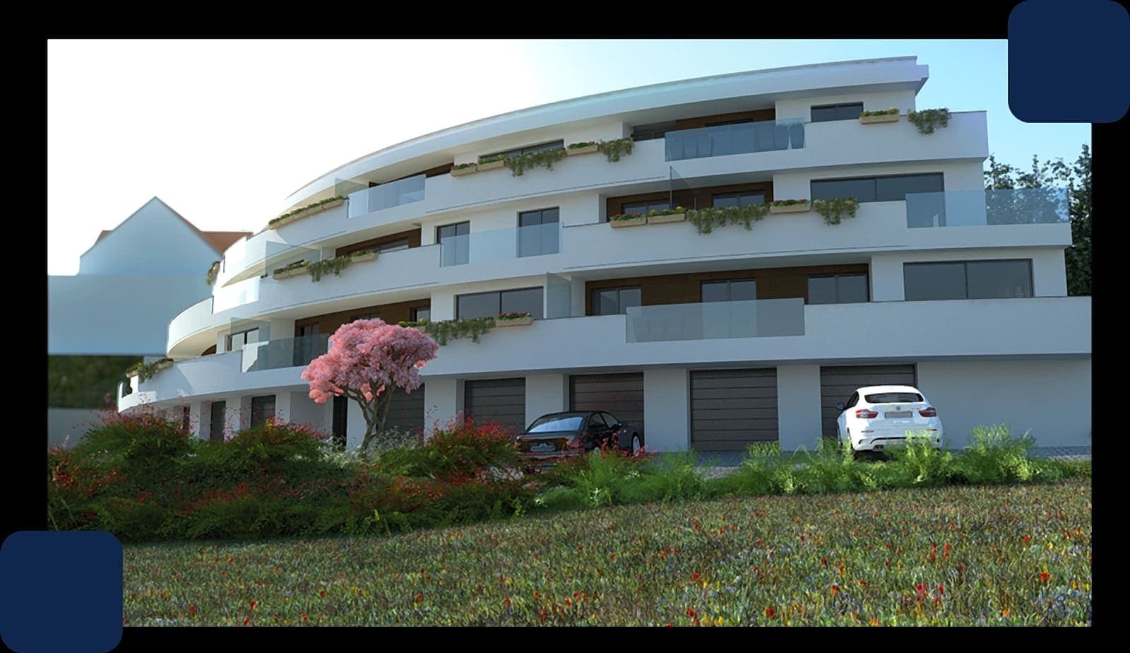 Panoráma Teraszház design visualization
